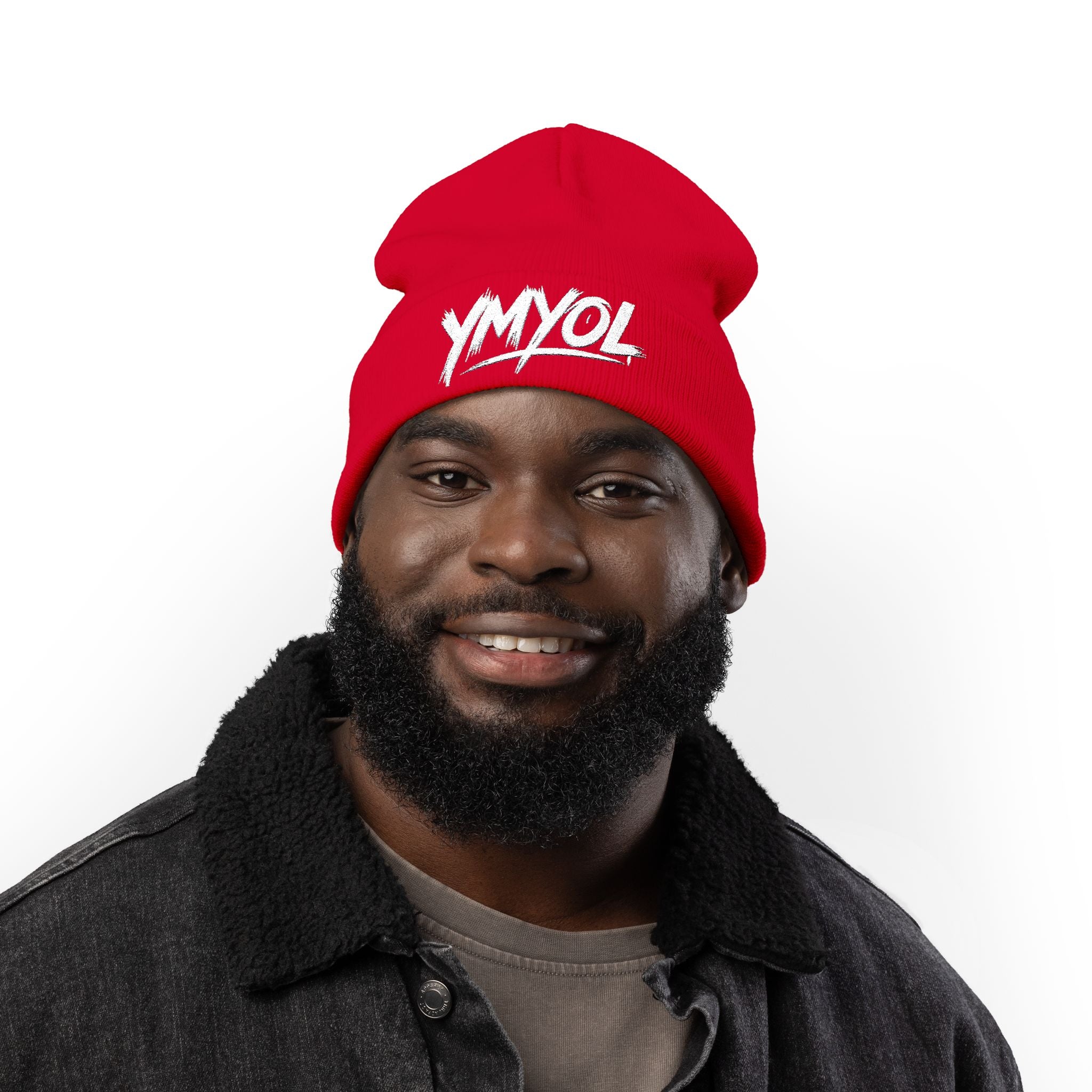 YMYOL Embroidered Knit Beanie