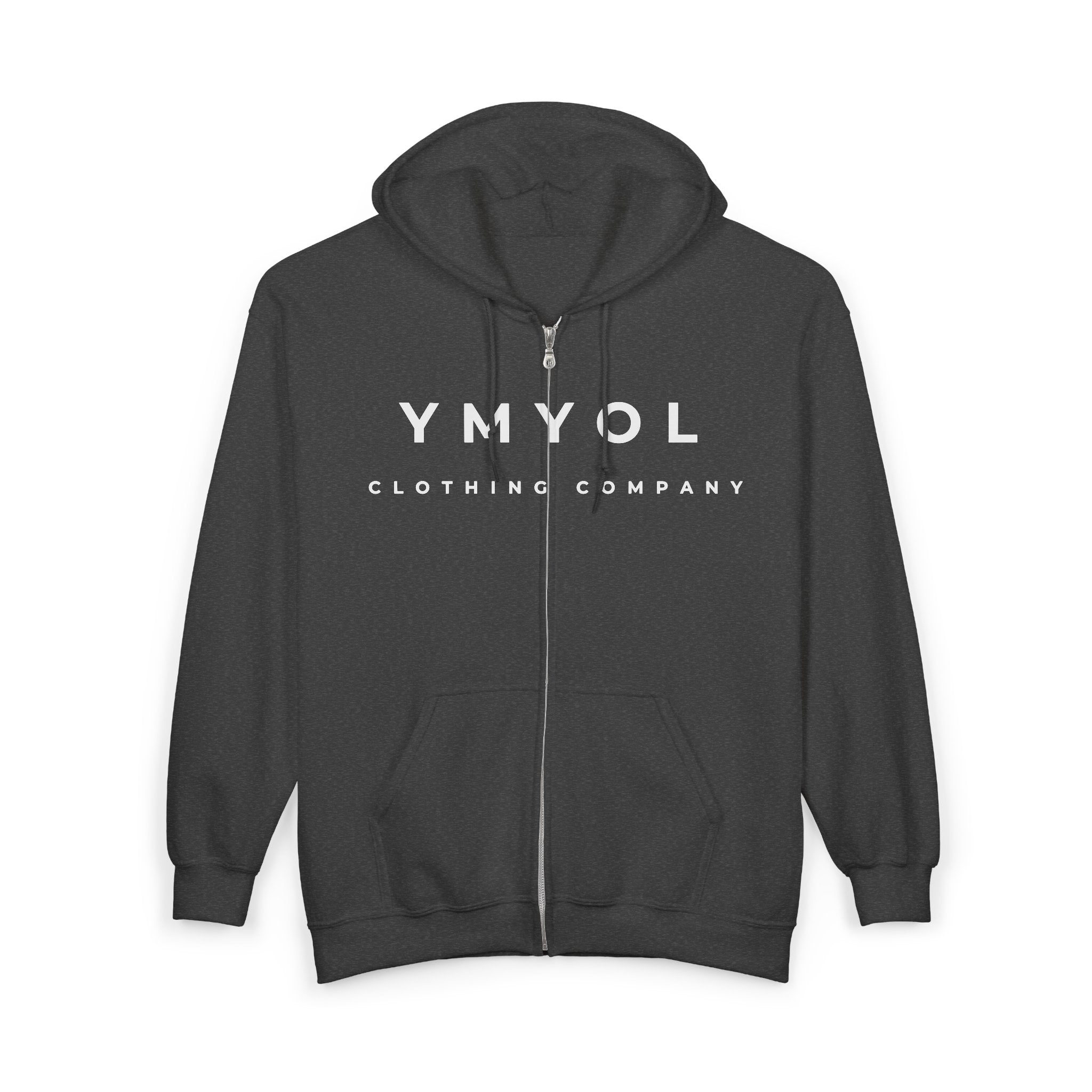 YMYOL Signature Full-Zip Hoodie – Center Chest Print