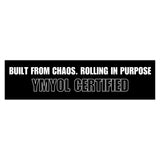 Motivational Bumper Stickers - Built from Chaos & Rolling in Purpose, Car Decor, Road Trip Accessories, Gift for Adventure Lovers, [...]