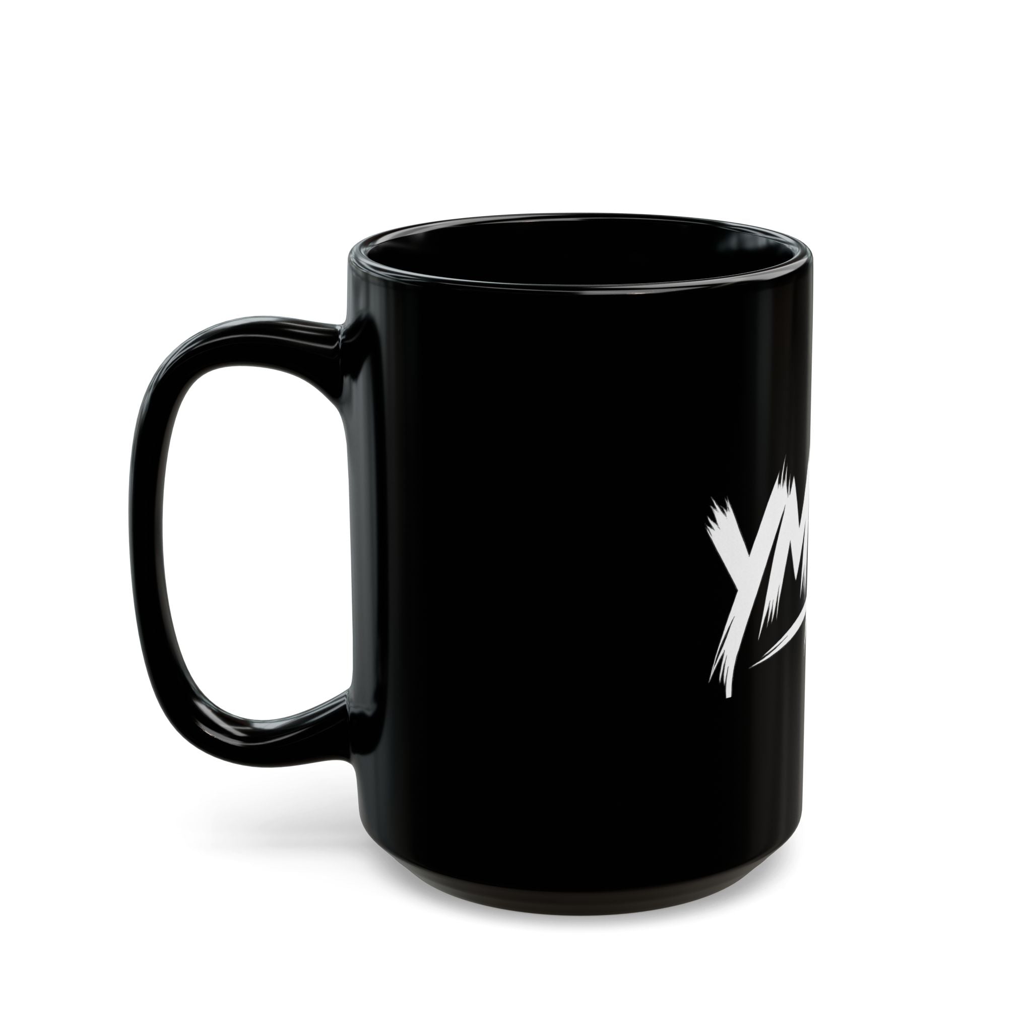 Stylish Black Coffee Mug with YMYOL Design, Perfect for Gifts, Office Use, or Personal Expression