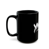 Stylish Black Coffee Mug with YMYOL Design, Perfect for Gifts, Office Use, or Personal Expression