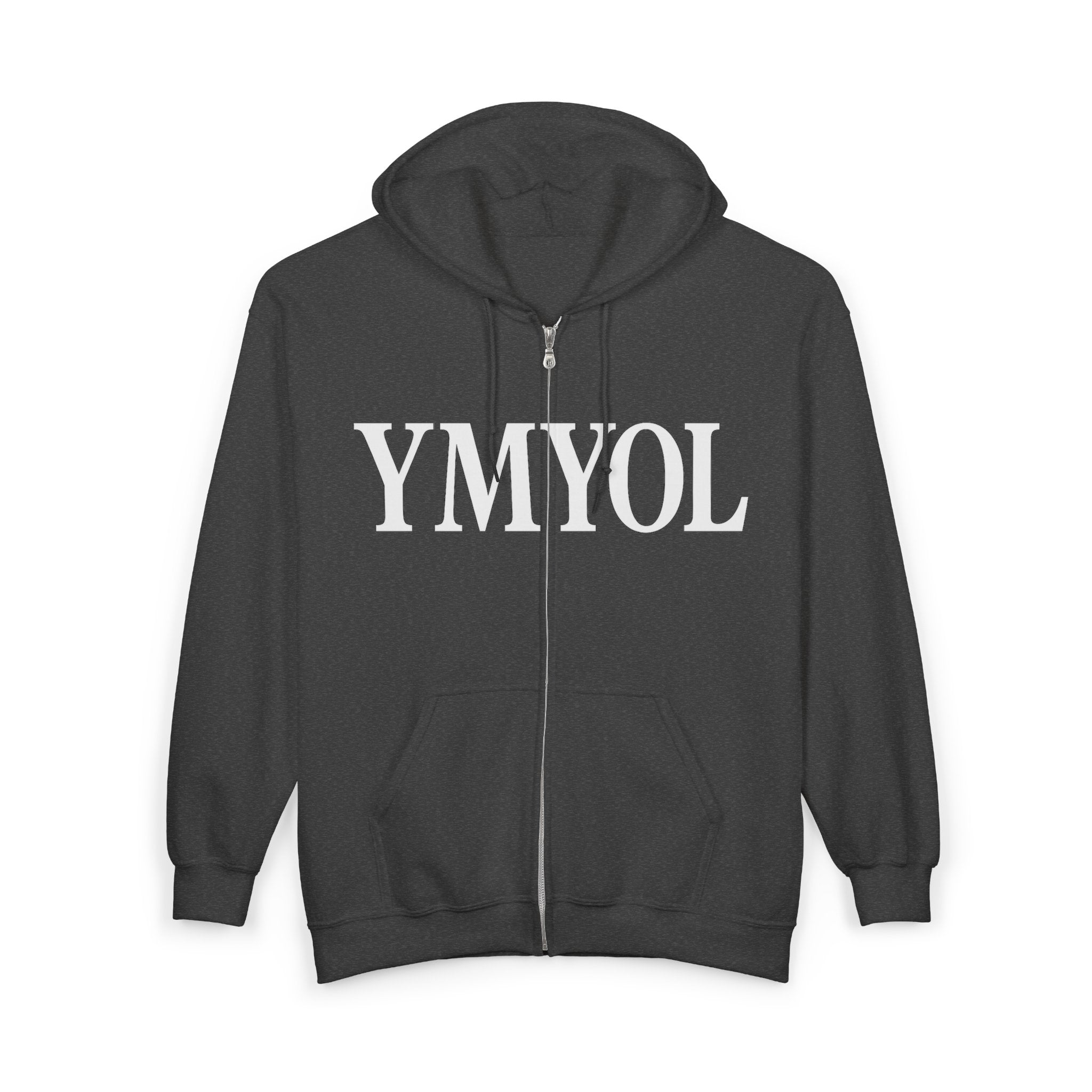 YMYOL Bold Statement Hoodie (Full-Zip Edition)