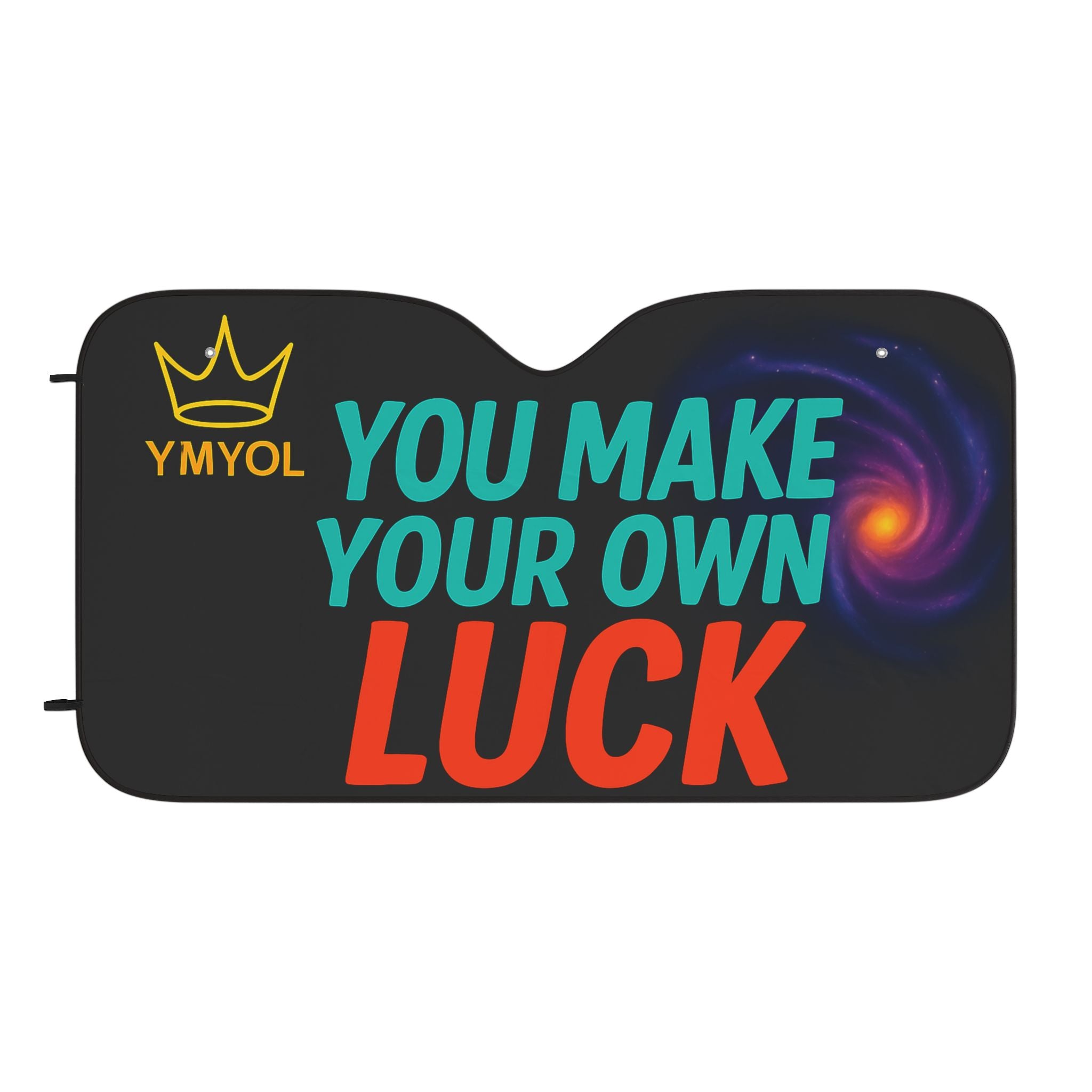 Car Sun Shades - Cosmic Luck UV Protector for Automotive, Car Accessories, Gifts for Drivers, Summer Road Trip Essentials