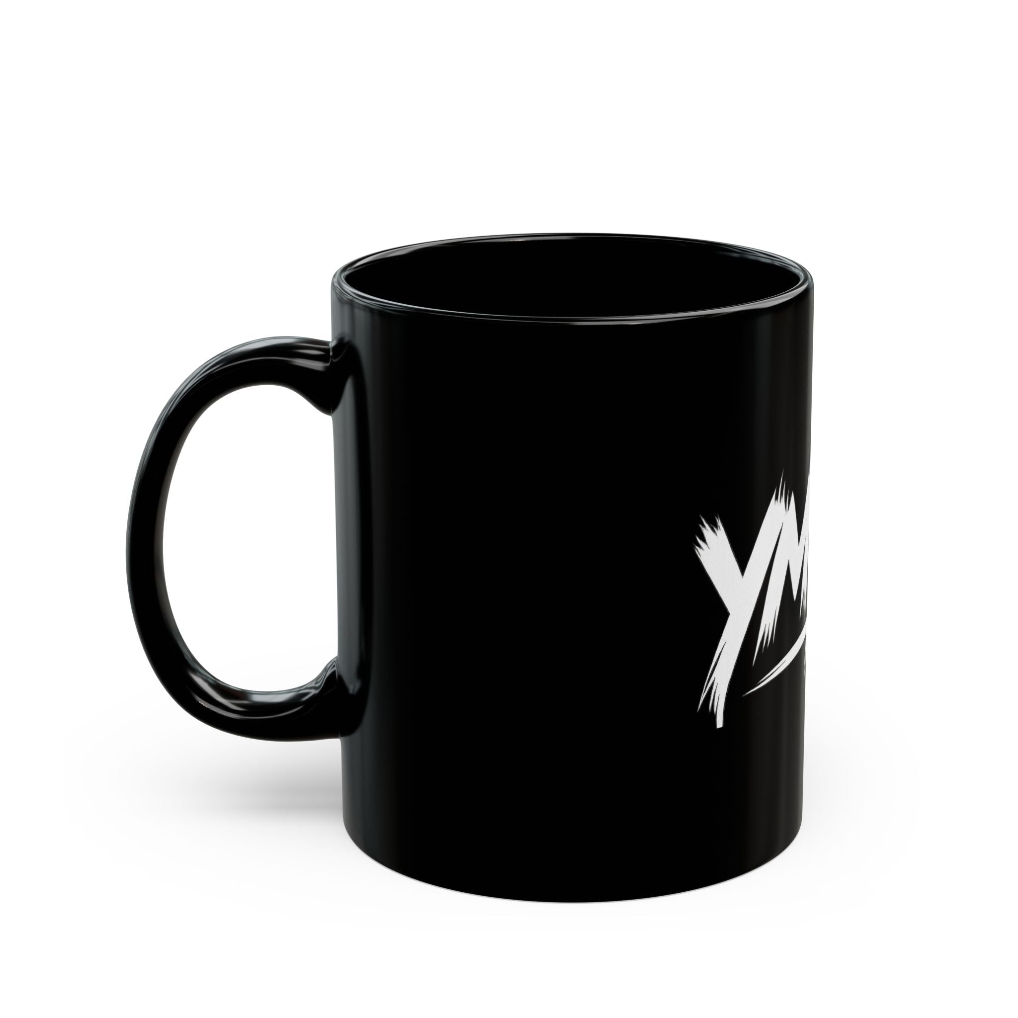 Stylish Black Coffee Mug with YMYOL Design, Perfect for Gifts, Office Use, or Personal Expression