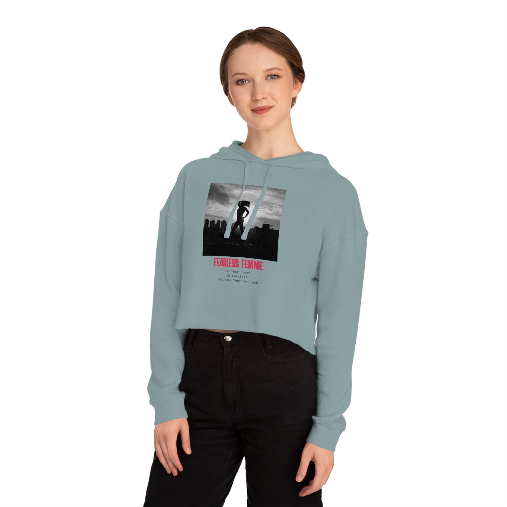 Fearless Femme Cropped Sweatshirt