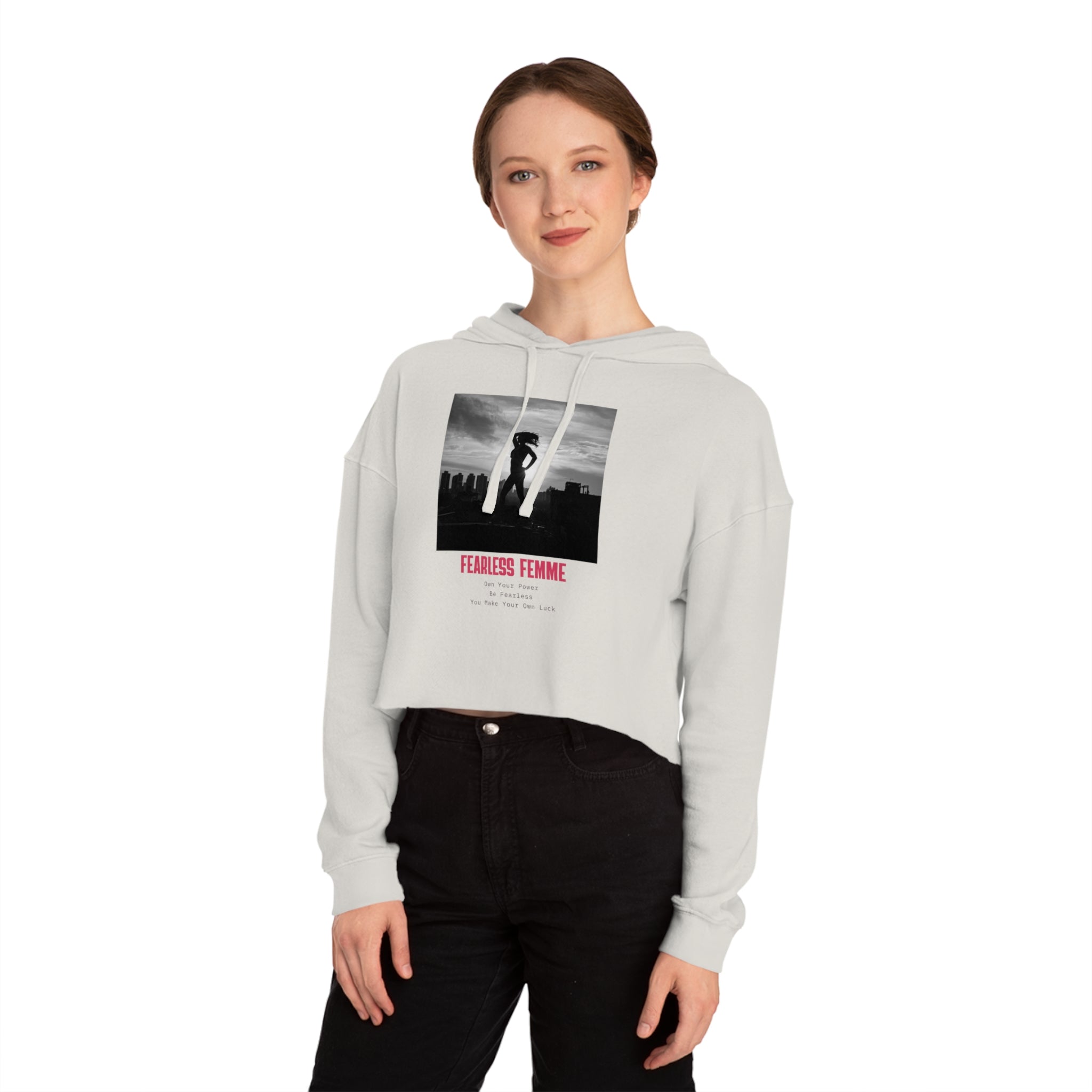 Fearless Femme Cropped Sweatshirt