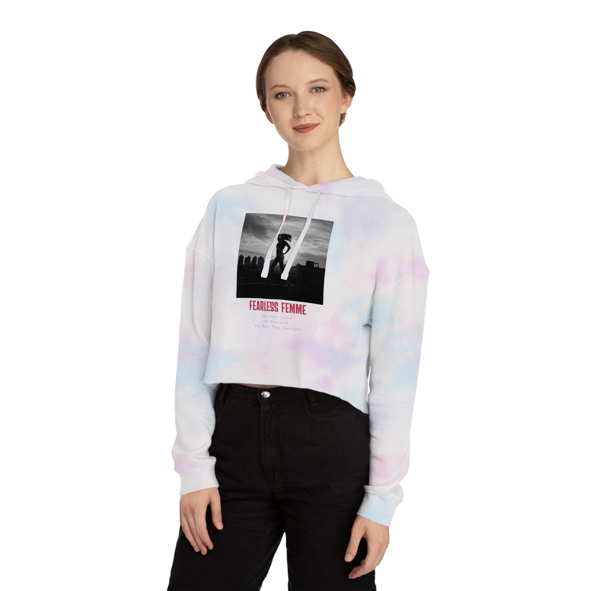 Fearless Femme Cropped Sweatshirt