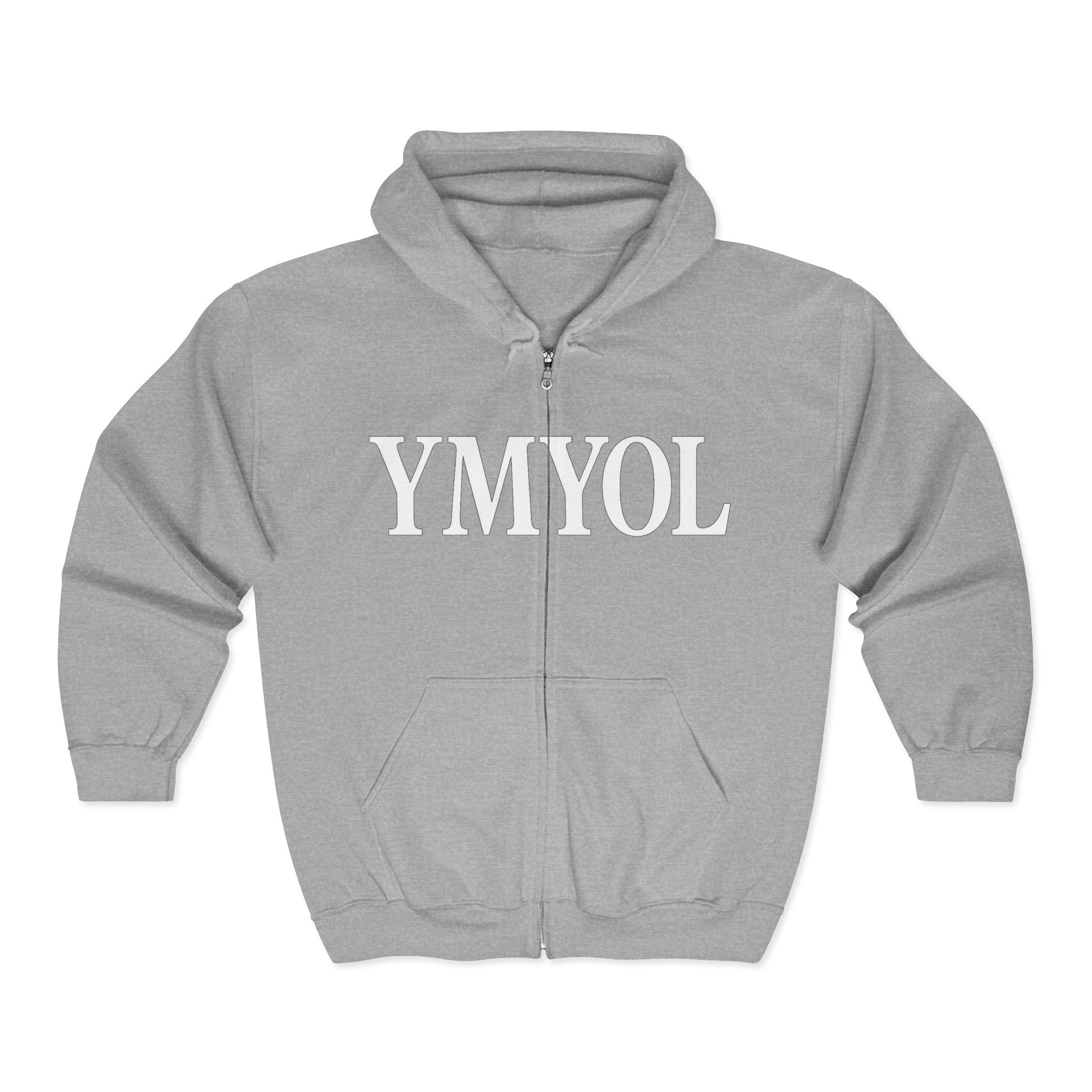 YMYOL Bold Statement Hoodie (Full-Zip Edition)