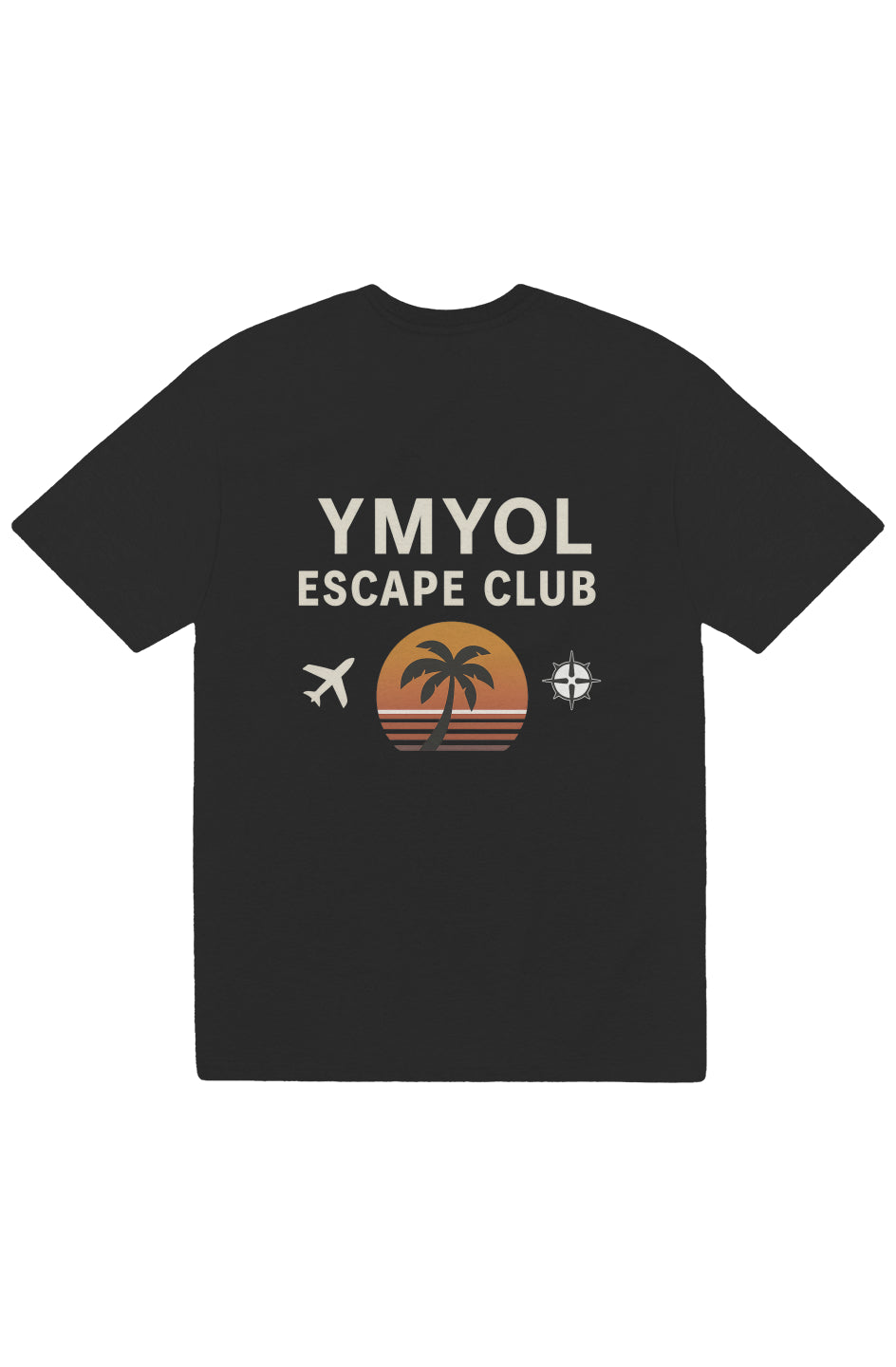 Escape Club Sunset Tee – Black