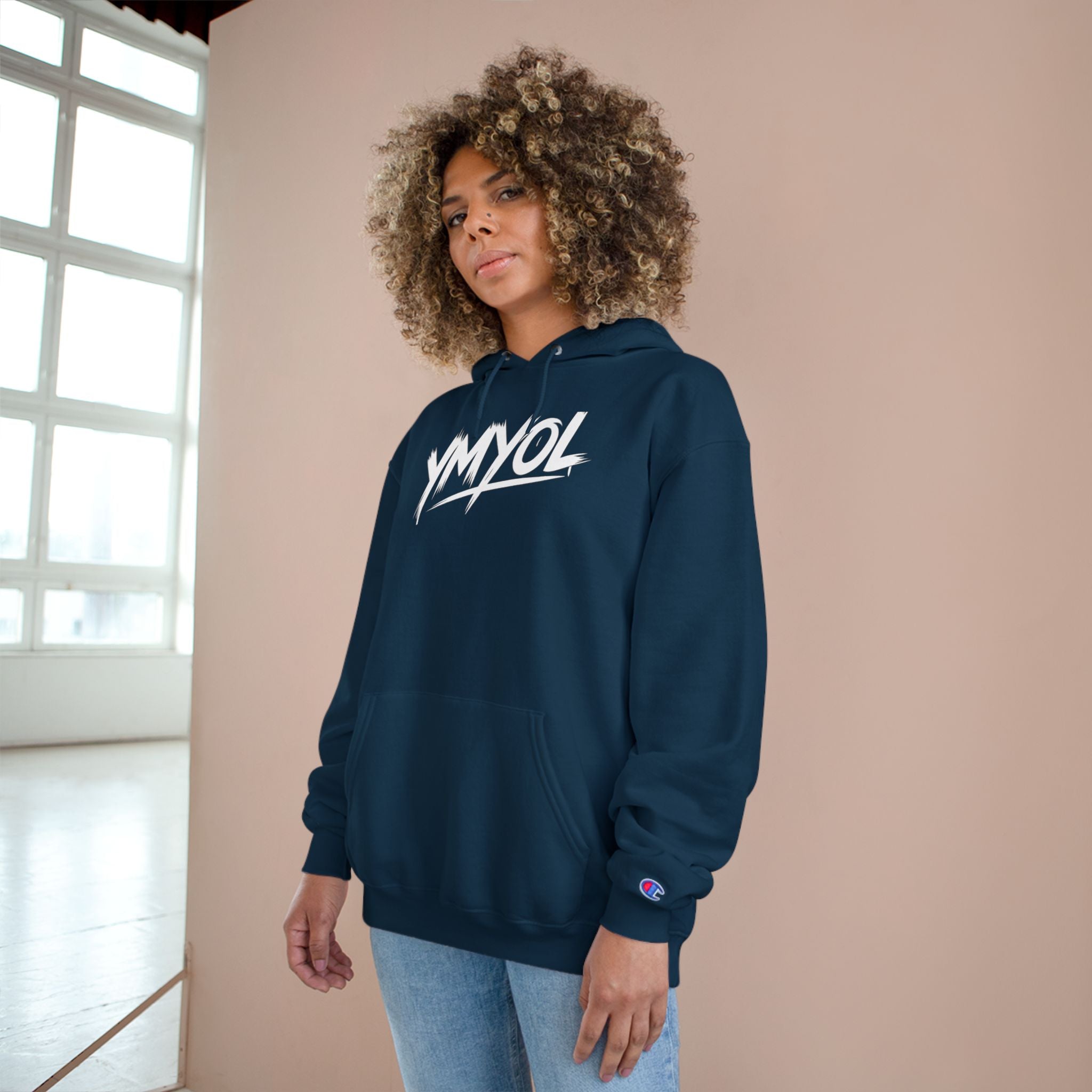 YMYOL x Champion® Hoodie – You Make Your Own Luck Edition