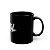 Stylish Black Coffee Mug with YMYOL Design, Perfect for Gifts, Office Use, or Personal Expression