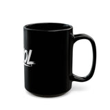 Stylish Black Coffee Mug with YMYOL Design, Perfect for Gifts, Office Use, or Personal Expression