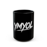 Stylish Black Coffee Mug with YMYOL Design, Perfect for Gifts, Office Use, or Personal Expression