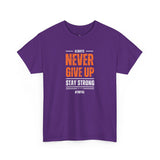 Never Give Up Tee – Stay Strong in Style